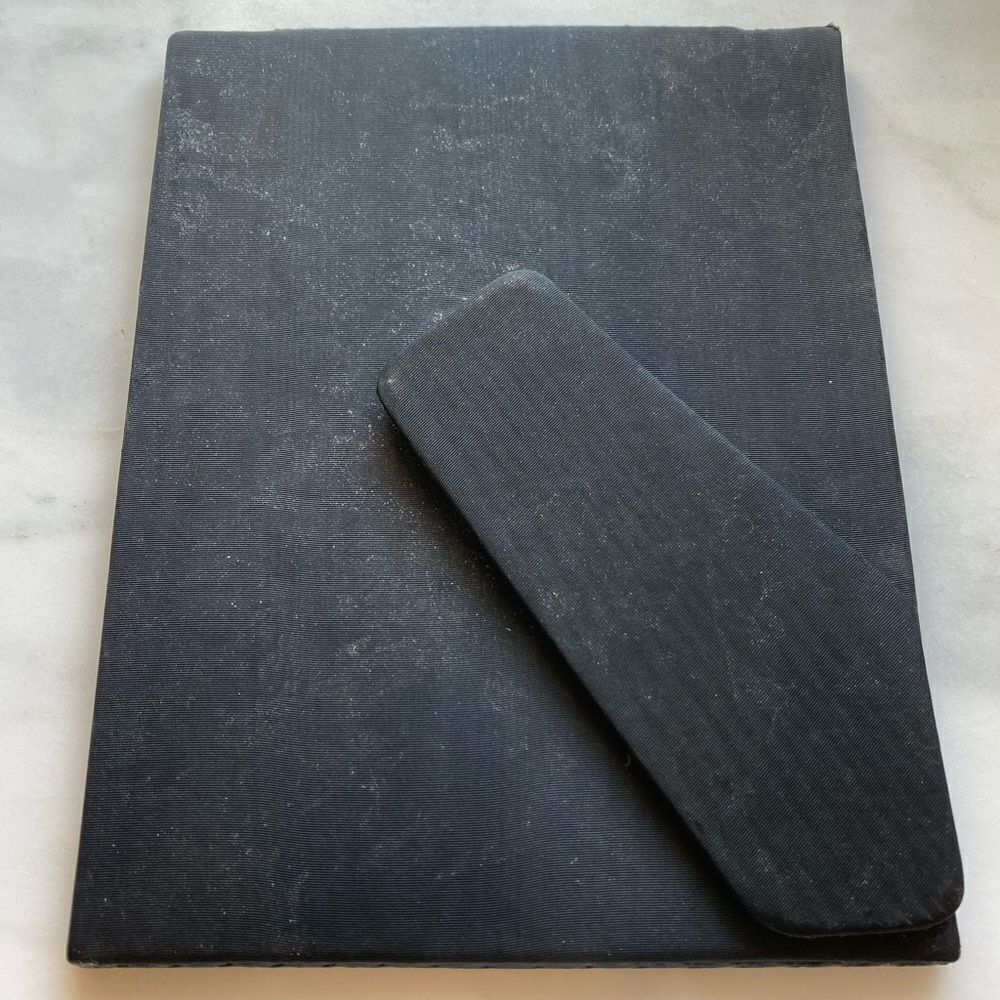 Raika Italian Black Leather 5x7 Picture Frame - Picture 5 of 5